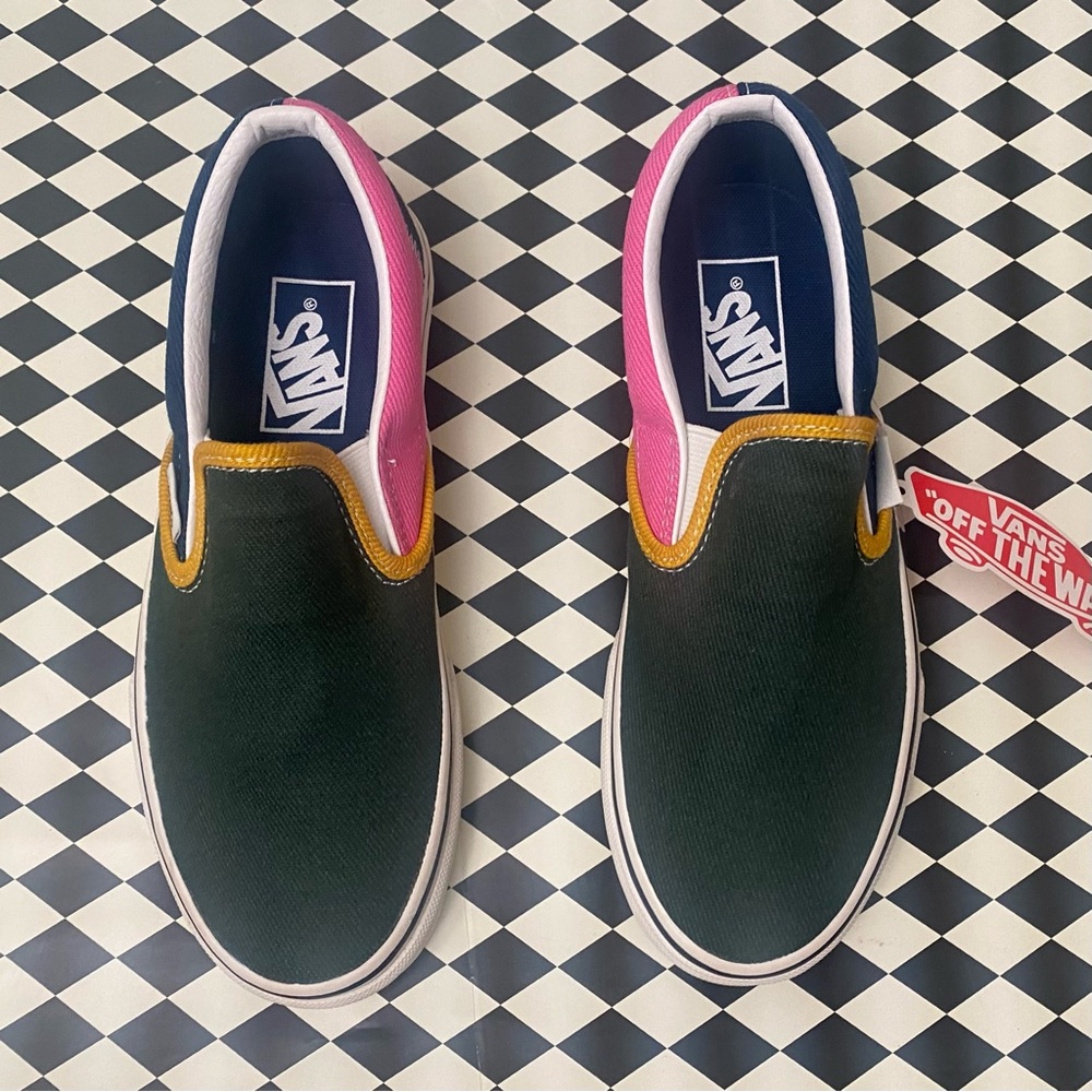 NWT Varsity Color Block Vans